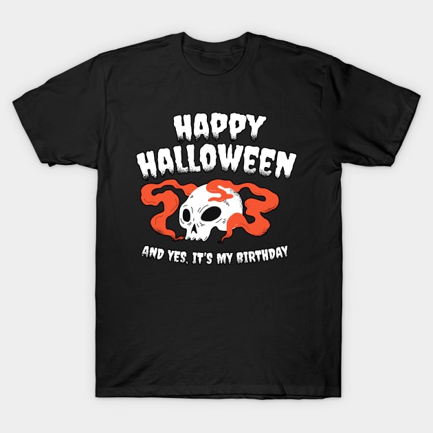 birthday halloween T-Shirt by zaher97